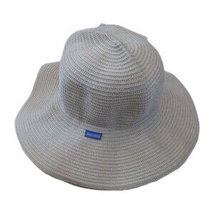 Wallaroo Sydney Diva Ivory White Brim Hat Travel Packable